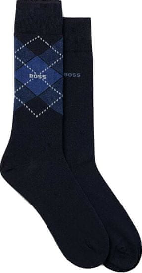 Hugo Boss 2 PACK - pánské ponožky BOSS 50503581-403
