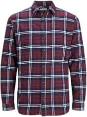 Jack&Jones Pánská košile JJPLAIN Slim Fit 12237039 Port Royale (Velikost XL)
