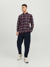 Jack&Jones Pánská košile JJPLAIN Slim Fit 12237039 Port Royale (Velikost XL)