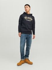 Jack&Jones Pánská mikina JJELOGO Regular Fit 12233597 Dark Navy (Velikost L)