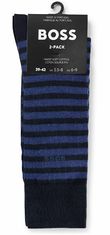 Hugo Boss 2 PACK - pánské ponožky BOSS 50501330-401 (Velikost 39-42)