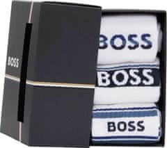 Hugo Boss 3 PACK - pánské ponožky BOSS 50502027-100 (Velikost 40-46)