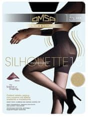 OMSA Dámské matné punčochové kalhoty Silhouette Beige Naturel 15 DEN 4028OM SILHOUETTE 15.0661 (Velikost L)