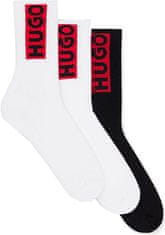 Hugo Boss 3 PACK - pánské ponožky HUGO 50501970-960 (Velikost 39-42)