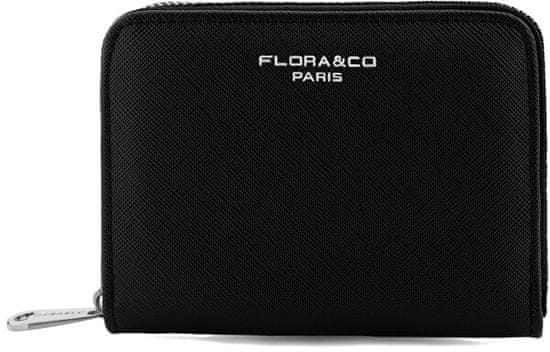 FLORA & CO Dámská peněženka F6015 noir