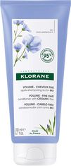 Klorane Kondicionér pro jemné vlasy s organickým lnem (Volume Conditioner) (Objem 200 ml)