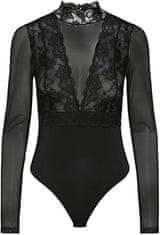 Pieces Dámské body PCSICCA Slim Fit 17143705 Black (Velikost M)