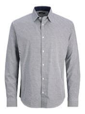 Jack&Jones Pánská košile JPRBLABELFAST Comfort Fit 12239027 Navy Blazer (Velikost S)