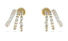 Guess Dámské pozlacené náušnice Crazy Earrings JUBE03307JWYGT/U