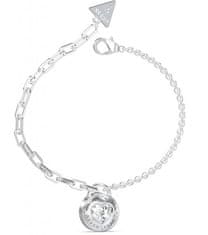 Guess Romantický ocelový náramek Rolling Hearts JUBB03353JWRH (Rozměr 14,5 - 18,5 cm - S)