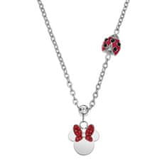 Disney Slušivý ocelový náhrdelník s přívěsky Minnie Mouse N600605RRL-157.CS