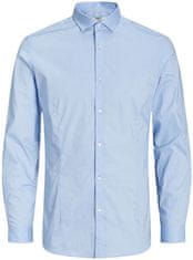 Jack&Jones Pánská košile JJPRPARMA Slim Fit 12097662 Cashmere Blue (Velikost XXL)