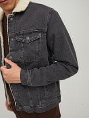 Jack&Jones Pánská džínová bunda JJIJEAN 12213199 Grey Denim (Velikost L)