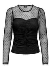 Jacqueline de Yong Dámské triko JDYGABBY Regular Fit 15305356 Black (Velikost M)