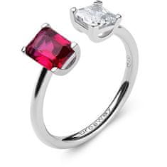 Brosway Elegantní otevřený prsten Fancy Passion Ruby FPR10 (Obvod 50 mm)