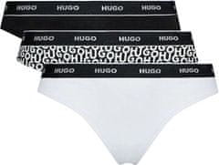 Hugo Boss 3 PACK - dámská tanga HUGO 50495870-123 (Velikost L)