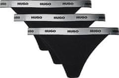 Hugo Boss 3 PACK - dámská tanga HUGO 50502802-001 (Velikost XXL)