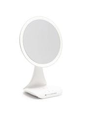 RIO Kosmetické zrcátko Rechargeable X5 Magnification Mirror with Built-In Charging Station