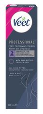 Veet Depilační krém pro všechny typy pokožky Proffesional (Hair Removal Cream) (Objem 100 ml)