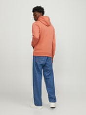 Jack&Jones Pánská mikina JORLAKEWOOD Relaxed Fit 12246802 Ginger (Velikost XL)