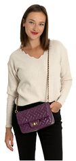 Verde Dámská crossbody kabelka 01-1642 purple