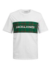 Jack&Jones Pánské pyžamo JACJJ Standard Fit 12246380 White (Velikost XL)