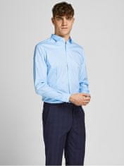 Jack&Jones Pánská košile JJPRPARMA Slim Fit 12097662 Cashmere Blue (Velikost XXL)