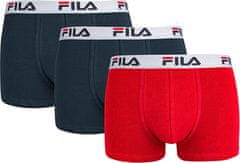 FILA 3 PACK - pánské boxerky FUB5230/3-999 (Velikost M)