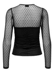 Jacqueline de Yong Dámské triko JDYGABBY Regular Fit 15305356 Black (Velikost M)