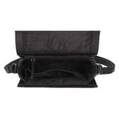 Lagen Dámská kožená crossbody kabelka BLC/2196 BLK