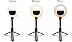 RIO Kruhové světlo Vlogging Tripod Ring Light