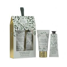 Scottish Fine Soap Dárková sada péče o tělo Winter Skin Zázvor, Hřebíček & Jmelí