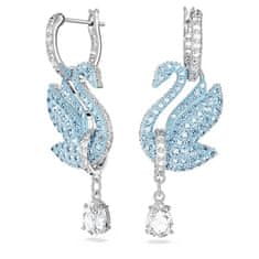 Swarovski Úchvatné labutí náušnice 2v1 s krystaly Iconic Swan 5660593