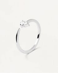 PDPAOLA Jemný stříbrný prsten se zirkony Twing Gold AN02-864 (Obvod 48 mm)