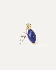 PDPAOLA Pozlacená single náušnice Lapis Lazuli Vanila PG01-065-U