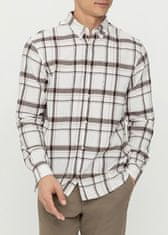 Jack&Jones Pánská košile JORCOZY Wide Fit 12246648 Cloud Dancer (Velikost XXL)