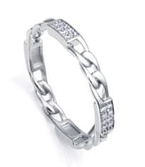 Viceroy Stylový stříbrný prsten se zirkony Clasica 13161A014 (Obvod 54 mm)
