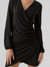 Vero Moda Dámské šaty VMHADLEY Regular Fit 10299645 Black (Velikost S)