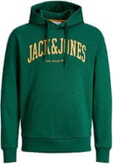 Jack&Jones Pánská mikina JJEJOSH Relaxed Fit 12236513 Dark Green (Velikost M)