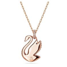 Swarovski Něžný bronzový náhrdelník s Labutí Iconic Swan 5650067