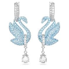 Swarovski Úchvatné labutí náušnice 2v1 s krystaly Iconic Swan 5660593