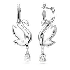 Swarovski Úchvatné labutí náušnice 2v1 s krystaly Iconic Swan 5660593