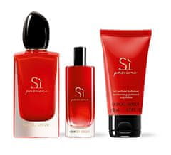 Giorgio Armani Sì Passione - EDP 100 ml + tělové mléko 50 ml + EDP 15 ml