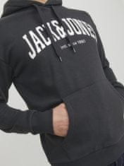 Jack&Jones Pánská mikina JJEJOSH Relaxed Fit 12236513 Black (Velikost L)