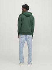 Jack&Jones Pánská mikina JJEJOSH Relaxed Fit 12236513 Dark Green (Velikost M)