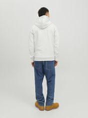 Jack&Jones Pánská mikina JJEJOSH Relaxed Fit 12236513 White Melange (Velikost L)