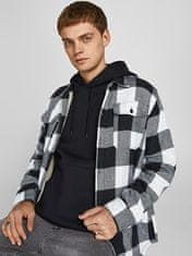 Jack&Jones Pánská mikina JJEBRADLEY Relaxed Fit 12249340 Black (Velikost XL)