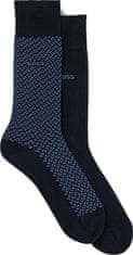 Hugo Boss 2 PACK - pánské ponožky BOSS 50509436-401 (Velikost 39-42)
