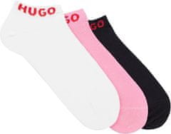 Hugo Boss 3 PACK - dámské ponožky HUGO 50502049-961 (Velikost 35-38)