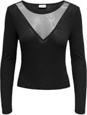 Jacqueline de Yong Dámské triko JDYKIRSA Regular Fit 15320228 Black (Velikost L)